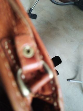 Bolso bandolera cuero marrón