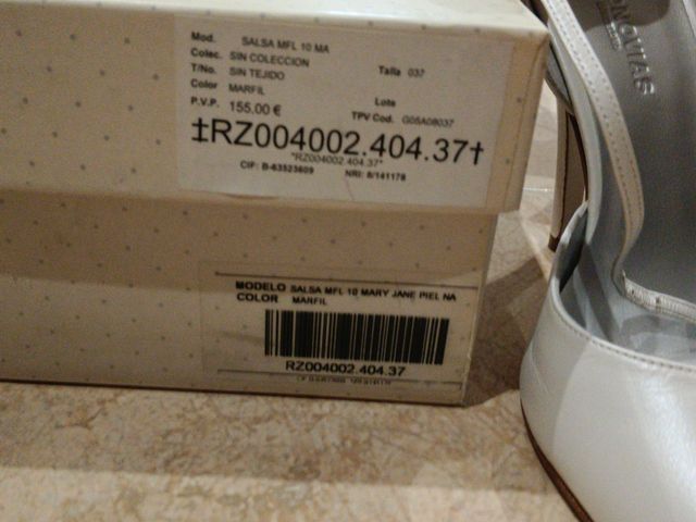 Zapatos novia Pronovias blancos marfil