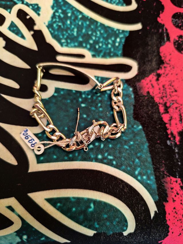 Pulsera esclava plata 925 maciza nueva