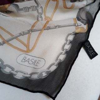 Foulard vintage Basile - oro, viola