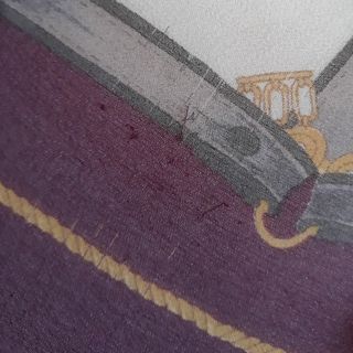 Foulard vintage Basile - oro, viola