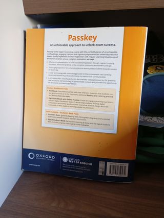 Workbook Passkey 1 Bachillerato Oxford 