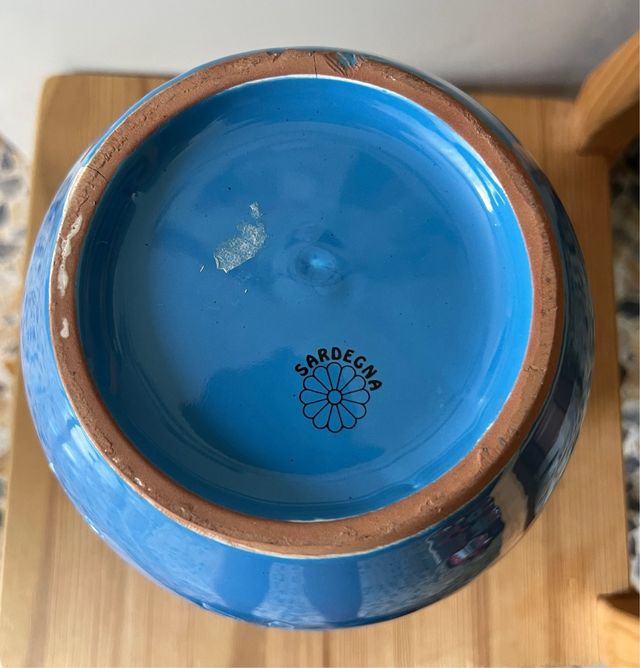Vaso Ceramica Sarda Decorato