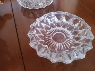 Ceniceros vintage: 1 tortuga + 3 cristal