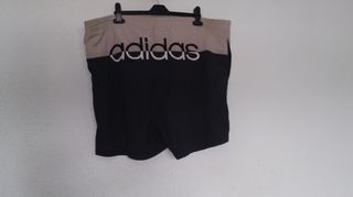 Shorts Adidas beige-negro
