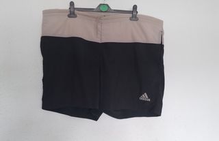 Shorts Adidas beige-negro