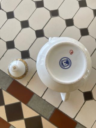Teiera "belle époque fine porcellana"