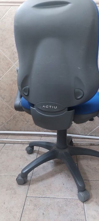 Silla oficina Actiu azul