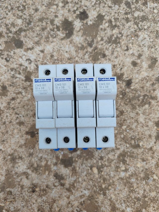 Portafusibles Shawmut CMS-101 (32A) - 9uds