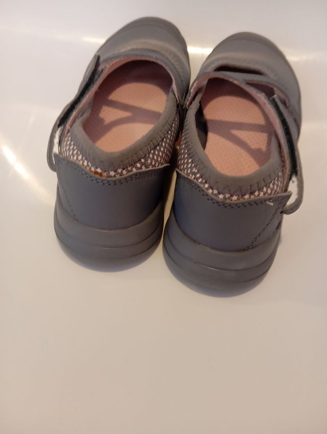 Zapatillas Anewfeel niña gris-rosa 31