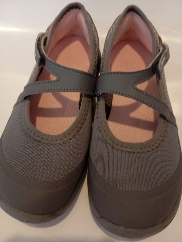 Zapatillas Anewfeel niña gris-rosa 31