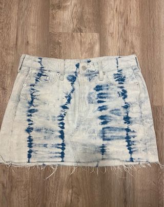 Mini Falda Vaquera Tie-Dye