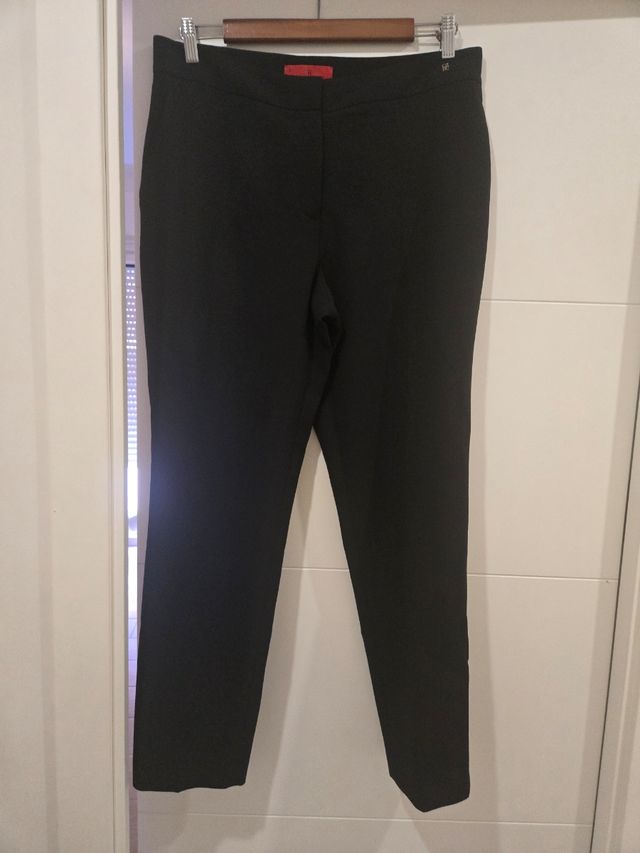 Pantalón Carolina Herrera negro, talla XL,Nuevo