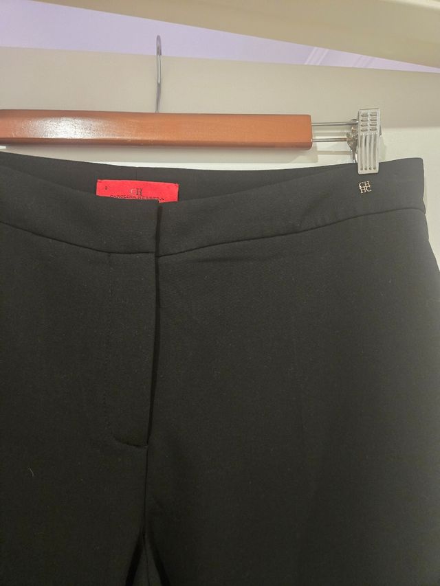 Pantalón Carolina Herrera negro, talla XL,Nuevo