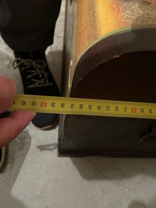 Baúl madera vintage decorativo