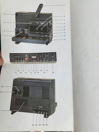 Proyector Bauer T 502 Duoplay Super 8