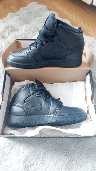 Zapatillas Nike Air Jordan 1 Mid - Negras