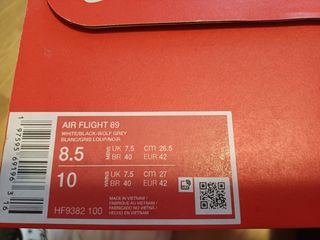 Zapatillas Nike Air Flight 89 Blancas