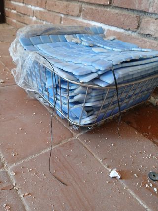 Mosaico piscina azul - Gresite