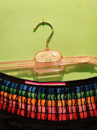 Minifalda Highly Preppy negra L - Volantes