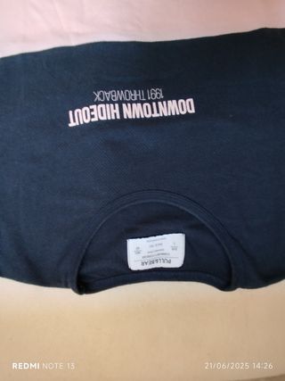 Camiseta Pull&Bear bicolor L