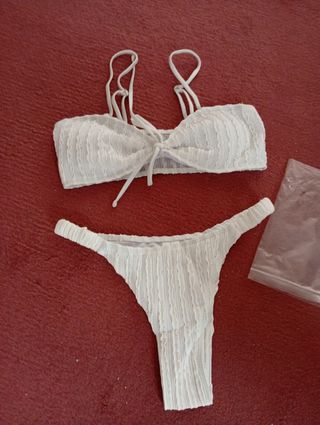 Bikini blanco - Tirantes regulables Tll- S , M , L