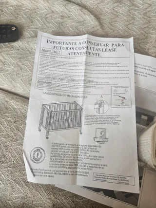 Cuna bebé blanca 120cm