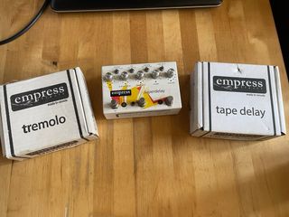 Pedales Empress: Superdelay, Tremolo, Tape Delay