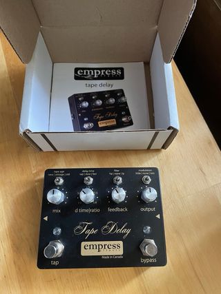 Pedales Empress: Superdelay, Tremolo, Tape Delay
