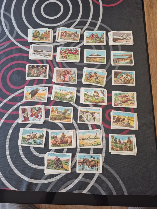 Cromos antiguos Chocolate Historia Natural