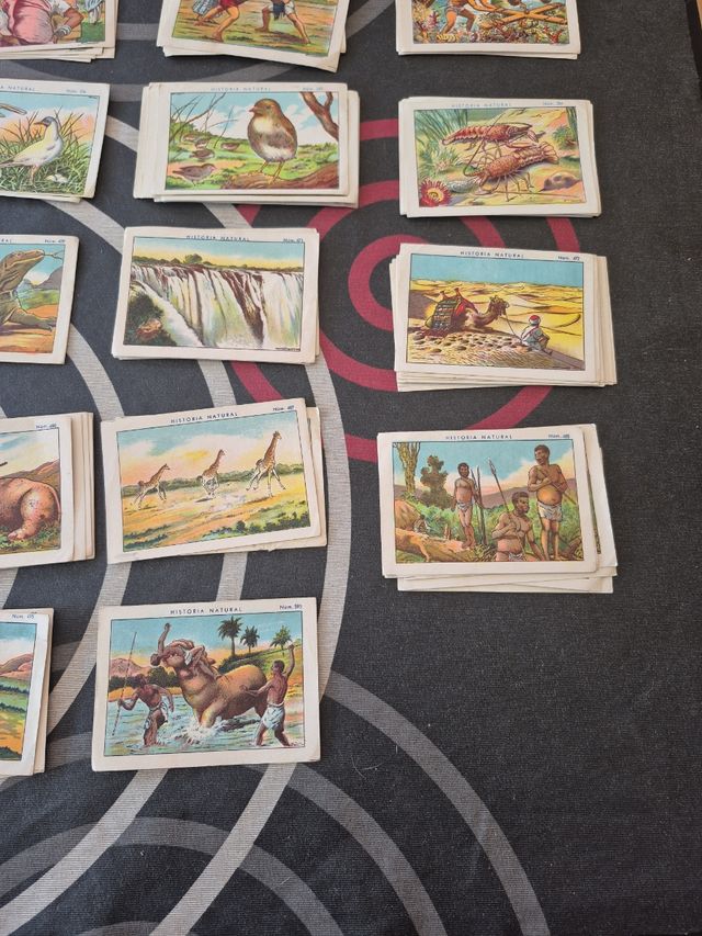 Cromos antiguos Chocolate Historia Natural