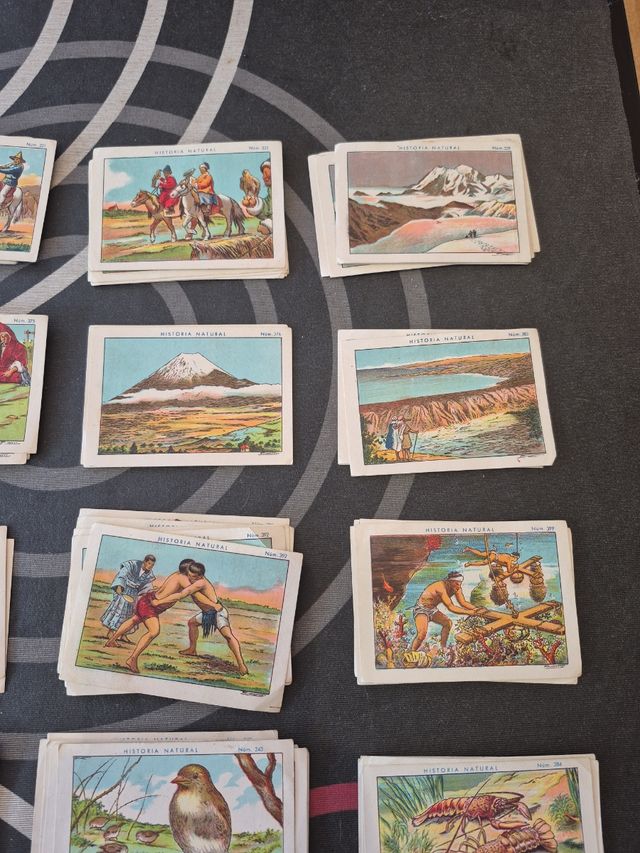 Cromos antiguos Chocolate Historia Natural