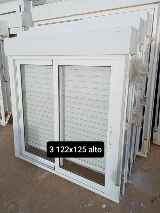 2 Ventanas aluminio 170x149 Climalit