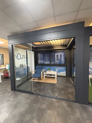 Pérgola bioclimática retractil liquidacion 80% off