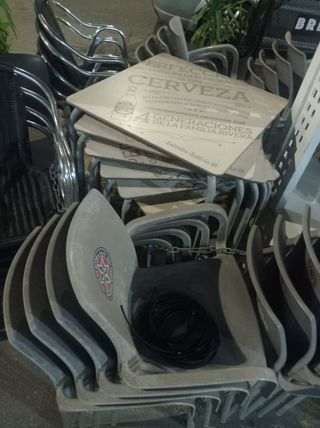 Silla exterior resina resistente