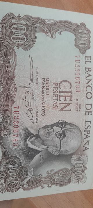 Billete 100 Pesetas España 1970