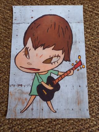 Lámina Yoshitomo Nara: Guitarrista