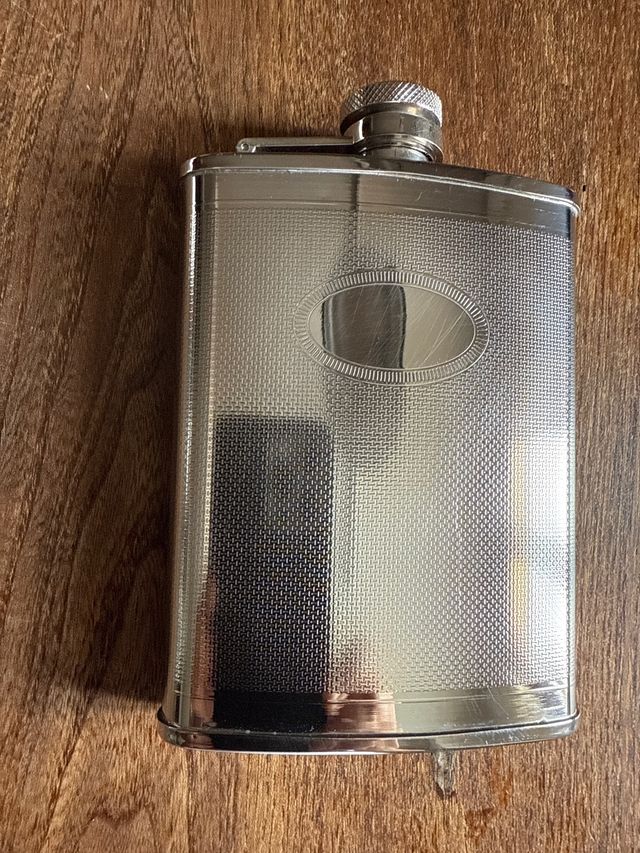 Fiaschetta acciaio inox vintage Starwings