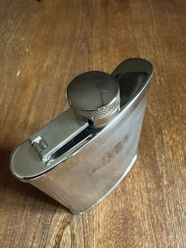 Fiaschetta acciaio inox vintage Starwings