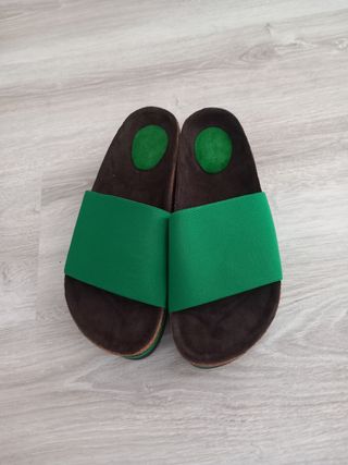 Ciabatte Paola Martini verdi