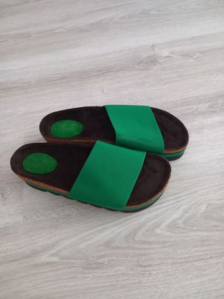 Ciabatte Paola Martini verdi