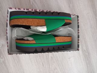 Ciabatte Paola Martini verdi