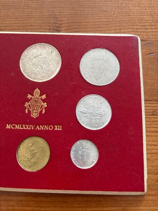 Lotto monete vaticane 1974