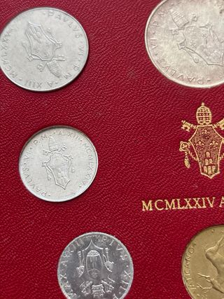 Lotto monete vaticane 1974