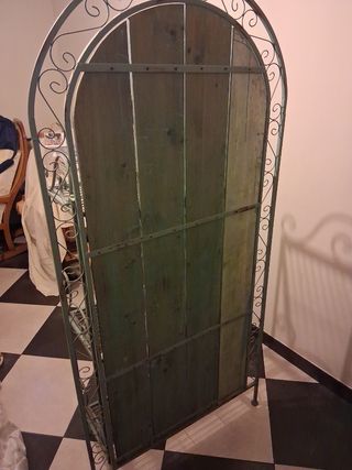 Estantería metal y madera vintage