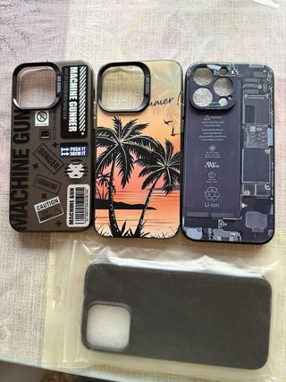 Carcasas iPhone 15 Pro Max - 3 unidades