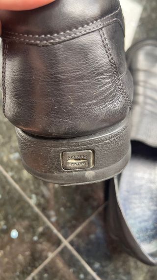 Zapatos negros hombre - Piel