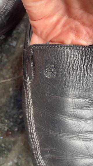 Zapatos negros hombre - Piel