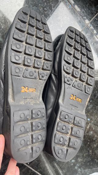 Zapatos negros hombre - Piel