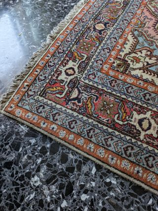 Tappeto persiano annodato a mano Ardebil seta